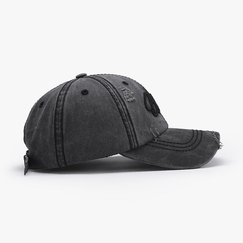 Embroidered Letter Cotton Baseball Cap