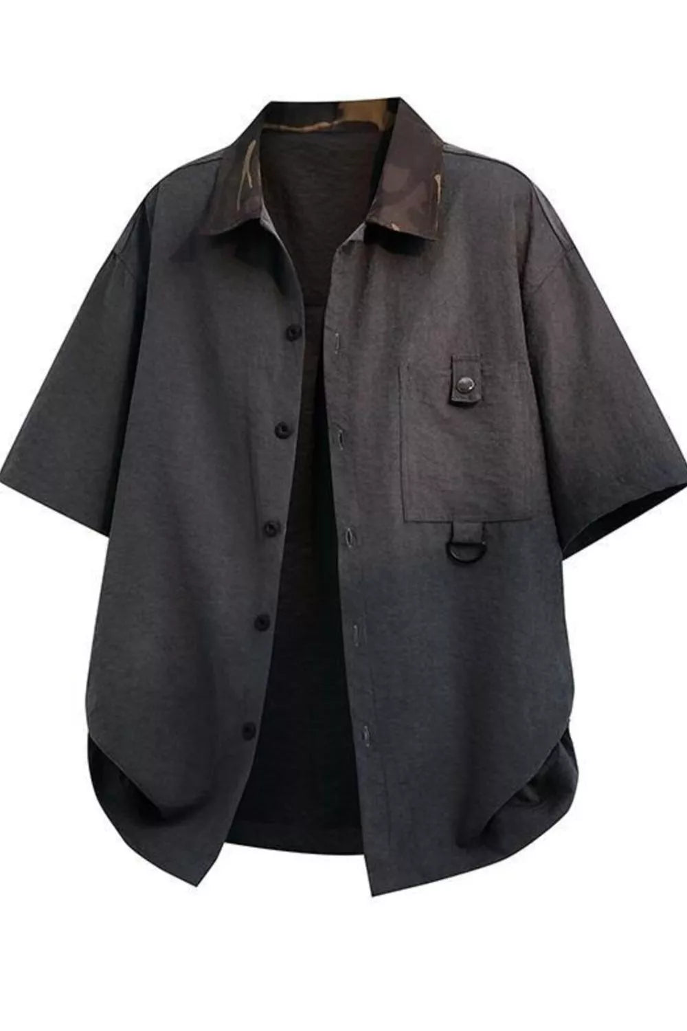 men's men's casual short sleeve button-down shirt - product showcase