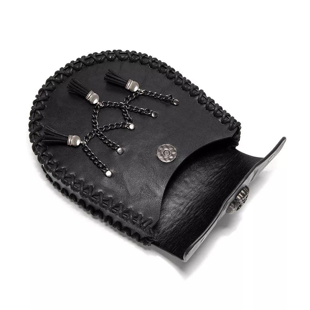 medieval faux leather belt coin pouch - extra view