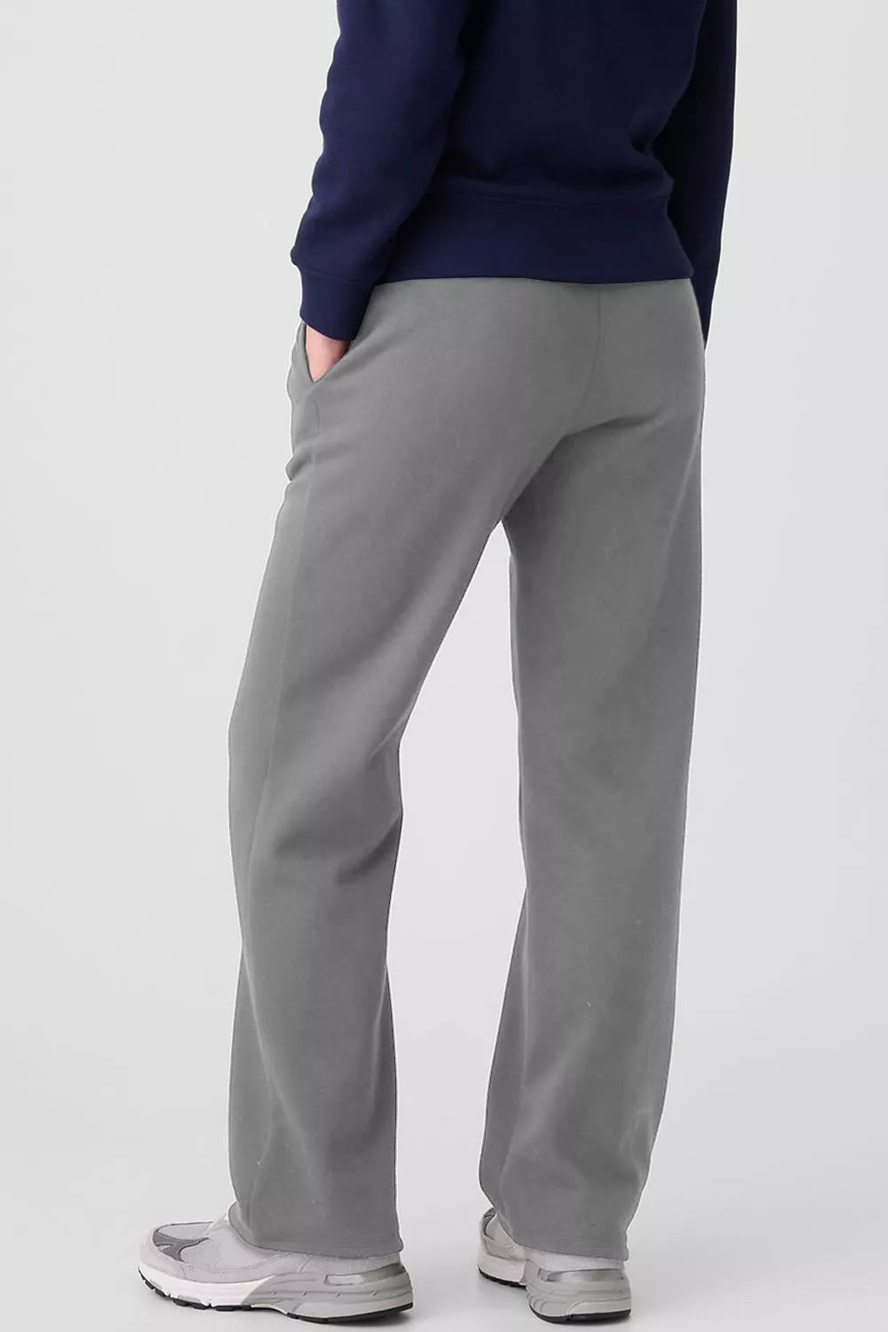 women's drawstring loose fit pants - side view