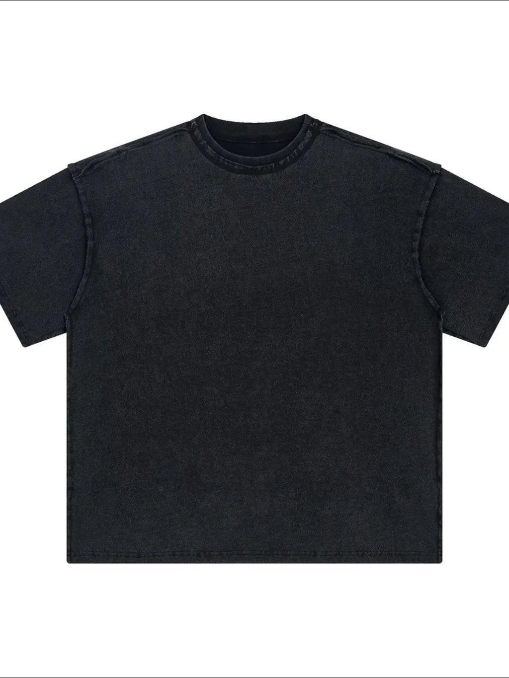 Men's Round Neck Half Sleeve T-Shirt Black