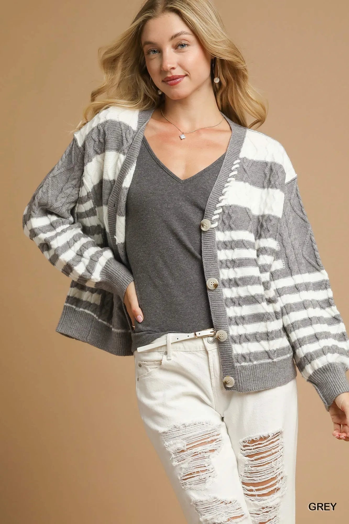 oversized outerwear jacket on mannequin