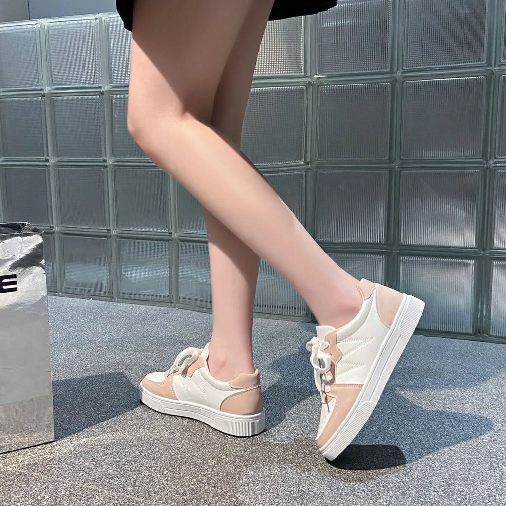 women's low-top lace-up breathable sneakers - additional image