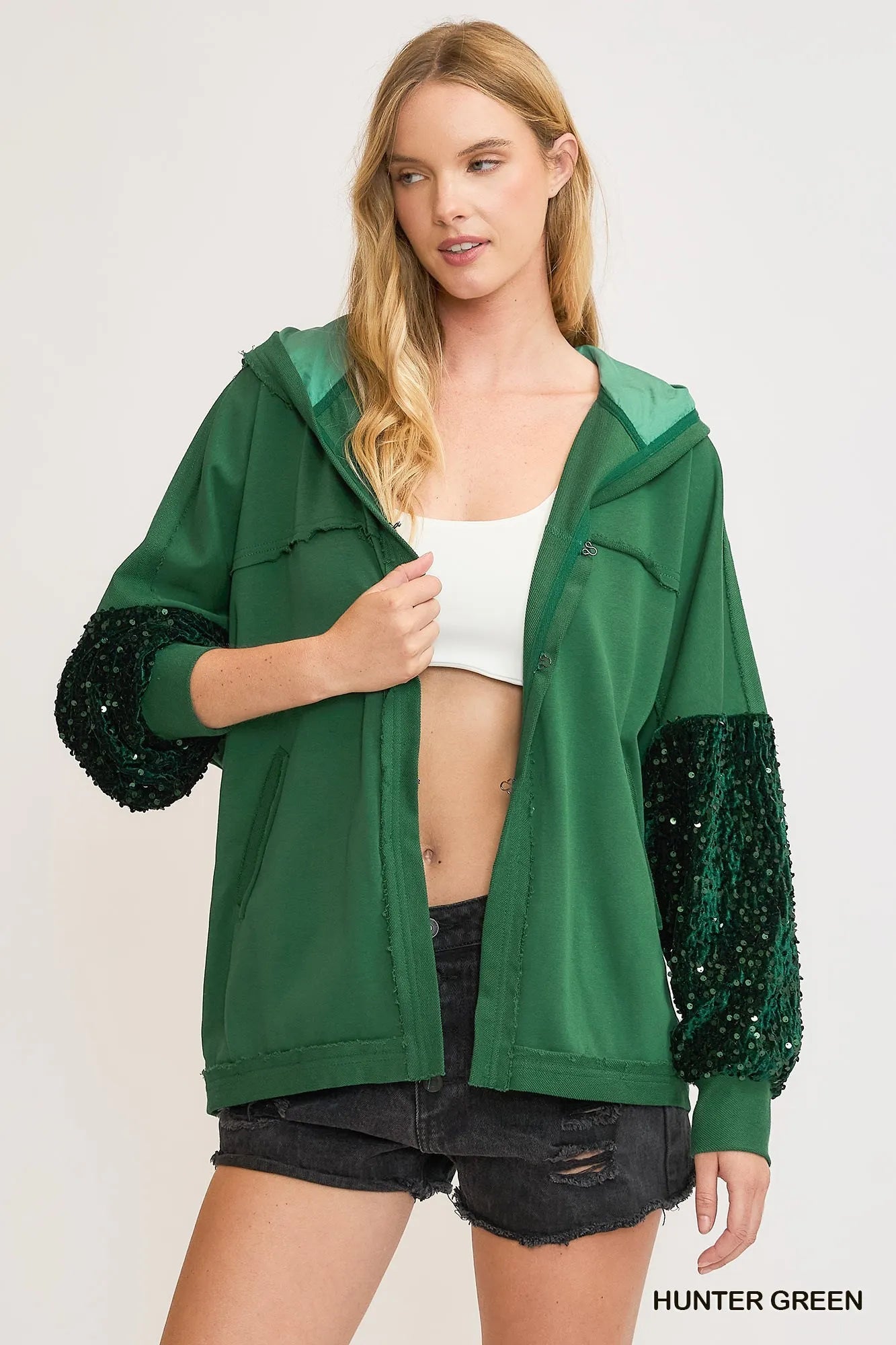 wool-blend outerwear jacket paired with scarf