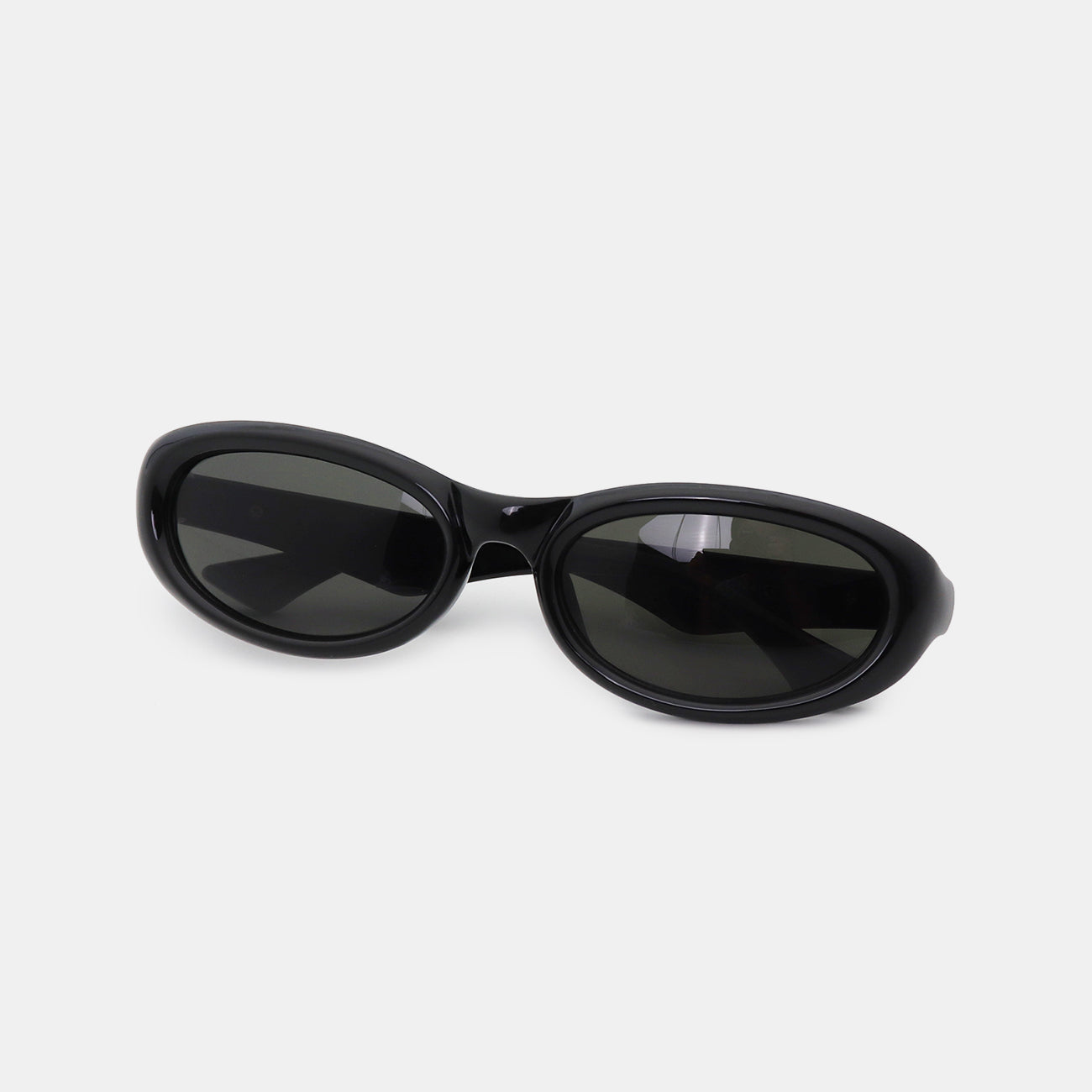 Polycarbonate Frame Cat Eye Sunglasses Black One Size