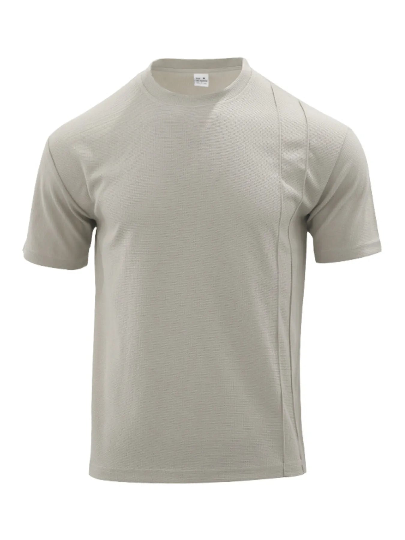 men's men's full size round neck tee and shorts set plus size - side view