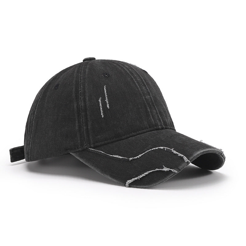 Raw Hem Adjustable Cap