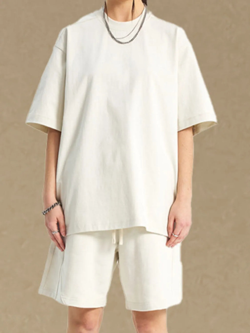 Men's Round Neck Half Sleeve T-Shirt White