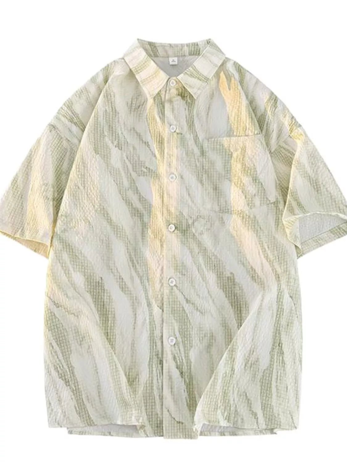 men's men's plus size button up short sleeve shirt - product detail