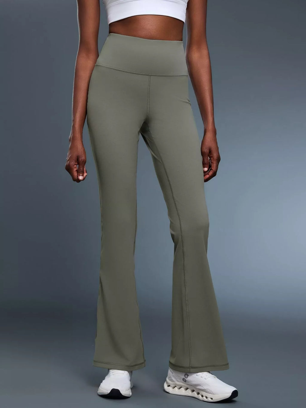 women's high-waisted flare active pants - product detail