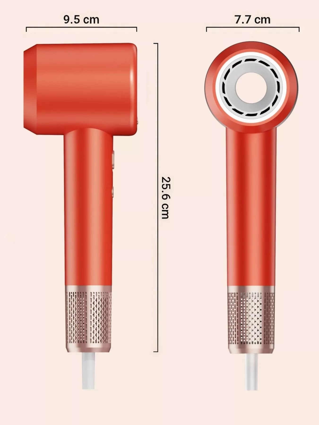 portable household hair dryer - styling option