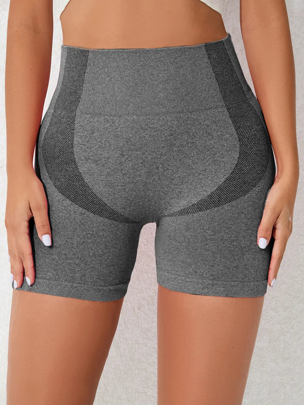 women's high waist active shorts - main product image