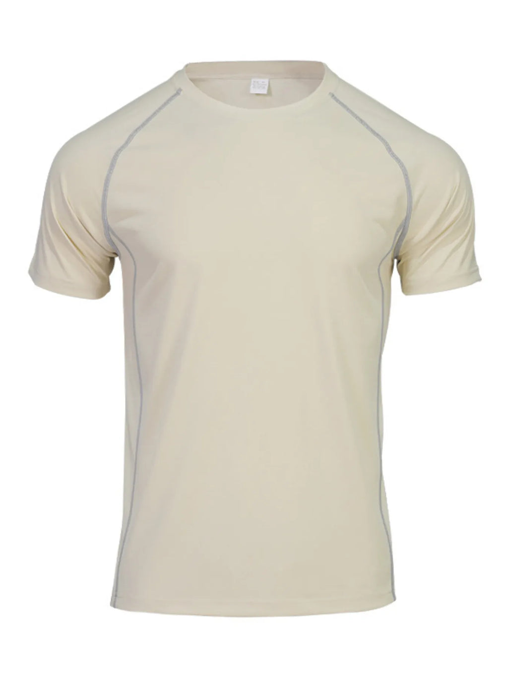 men's men's full size round neck short sleeve t-shirt and shorts set plus size - close-up detail