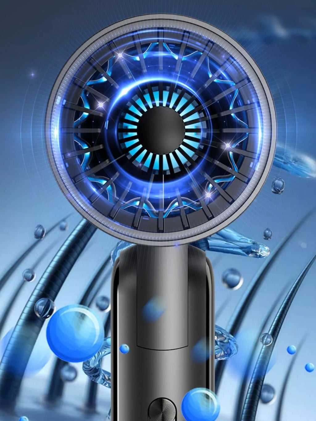 portable negative ion household hair dryer - styling option