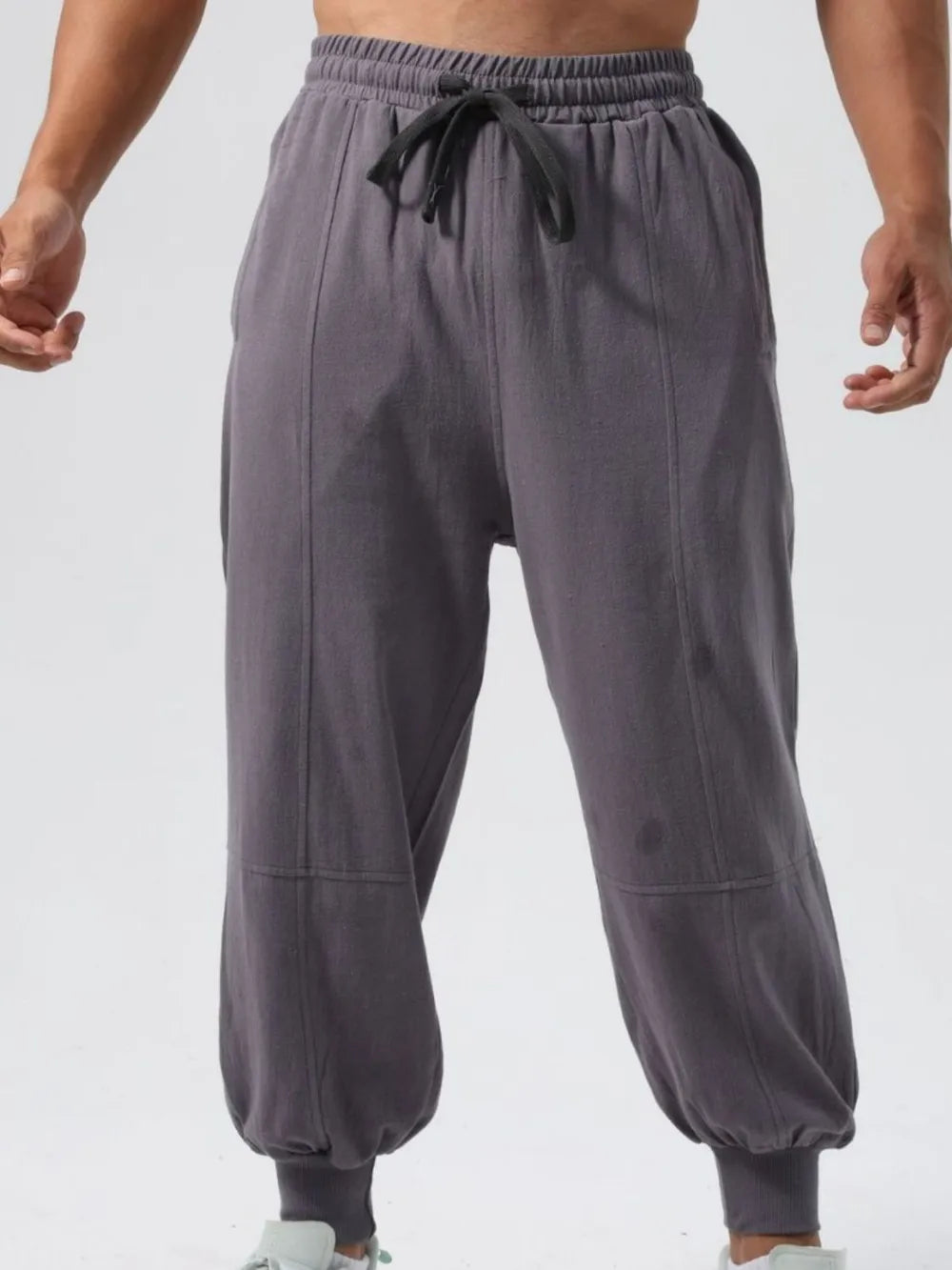 men's drawstring joggers shown as men’s activewear