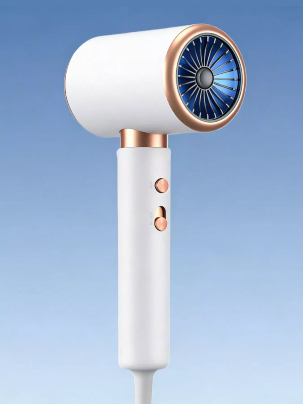 negative ions household hair dryer - styled view