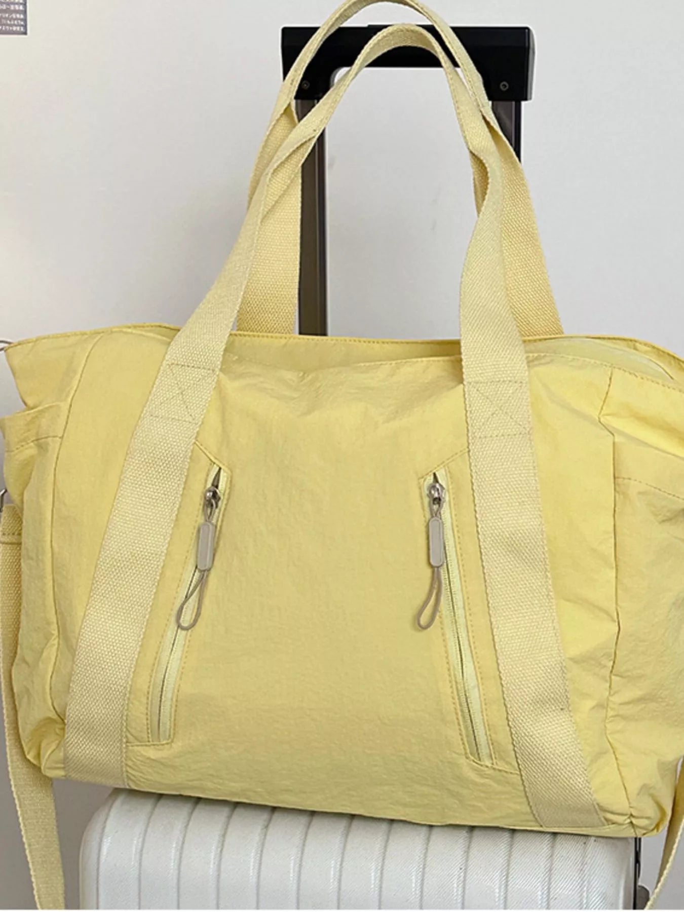 women's lightweight travel duffel bag - styling option