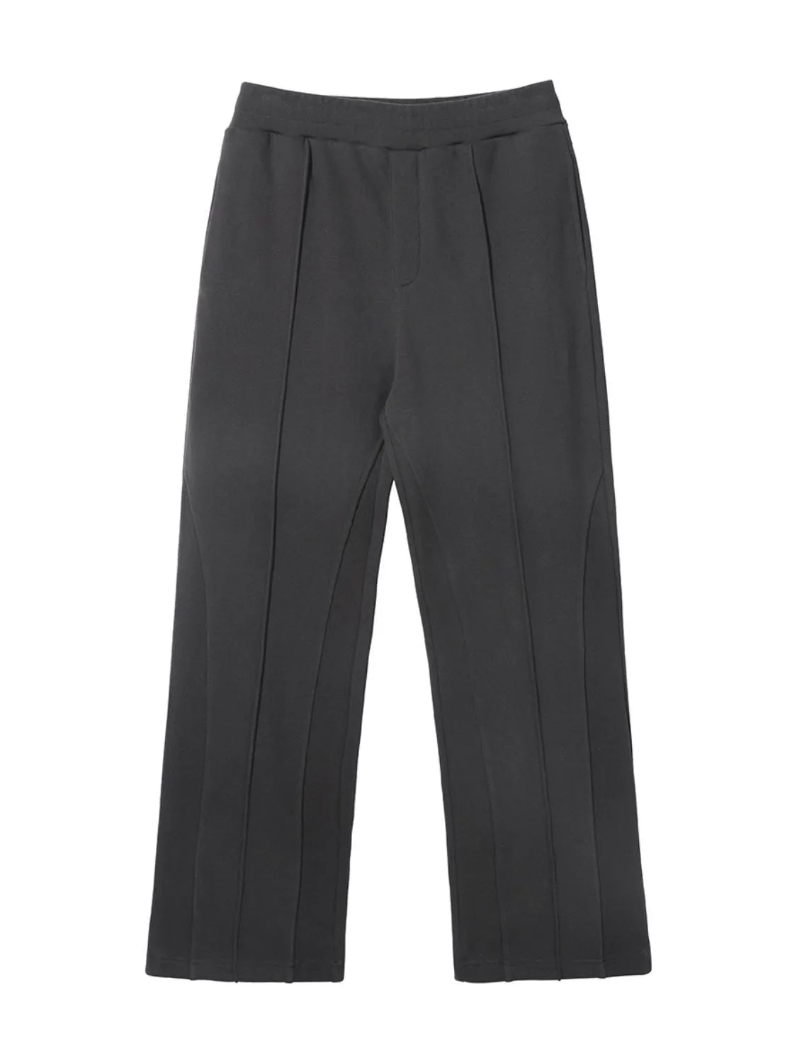 Men's Elastic Waist Pants Dark Gray