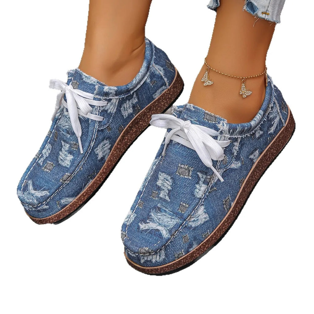 women's lace up platform sneakers - second view