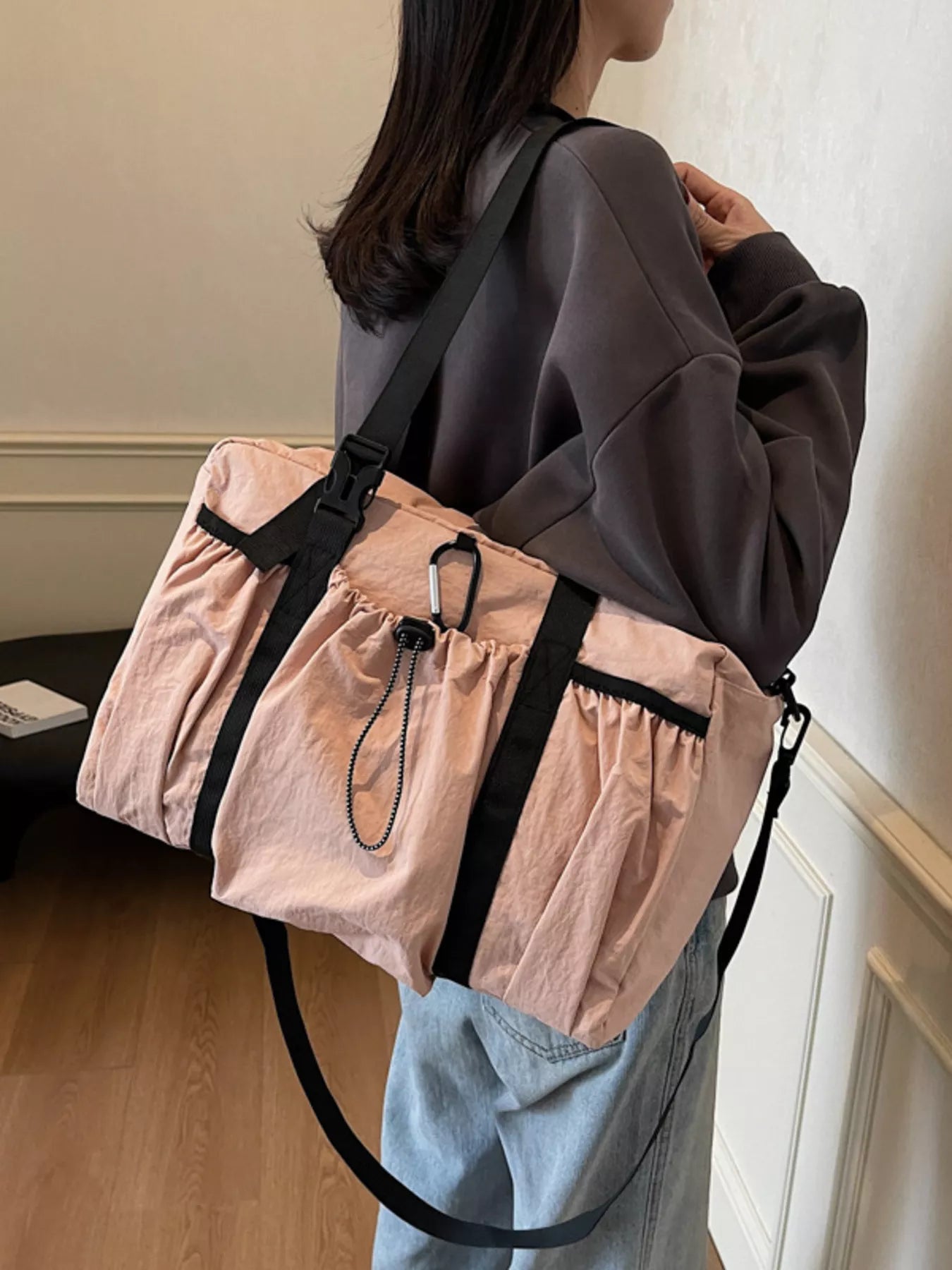 canvas travel duffel bag - product detail
