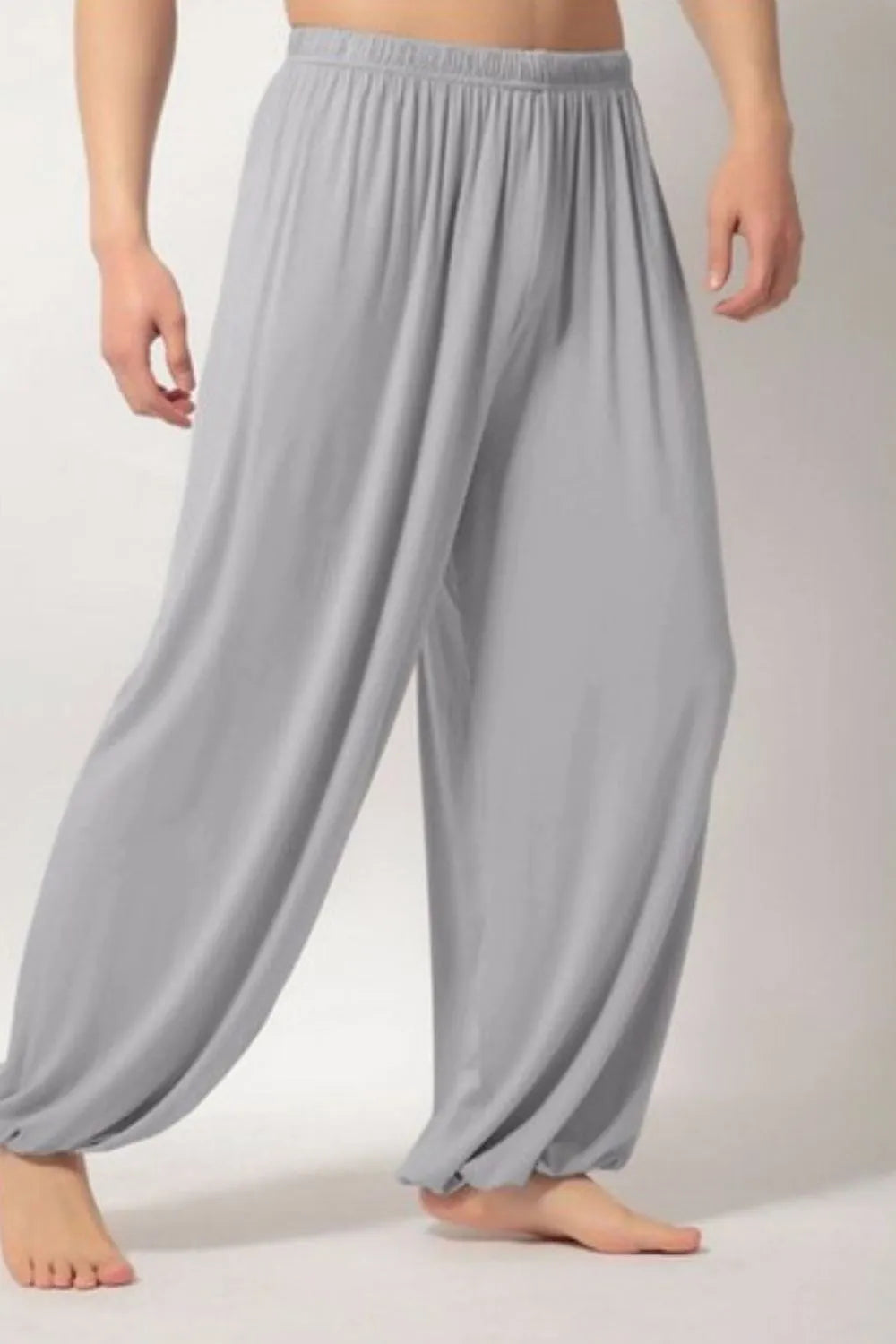 men's full size elastic waist pants plus size styled as a men’s apparel