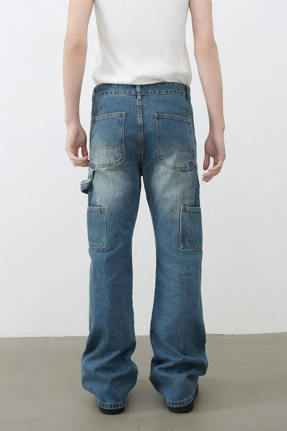 Men's Distressed Baggy Jeans