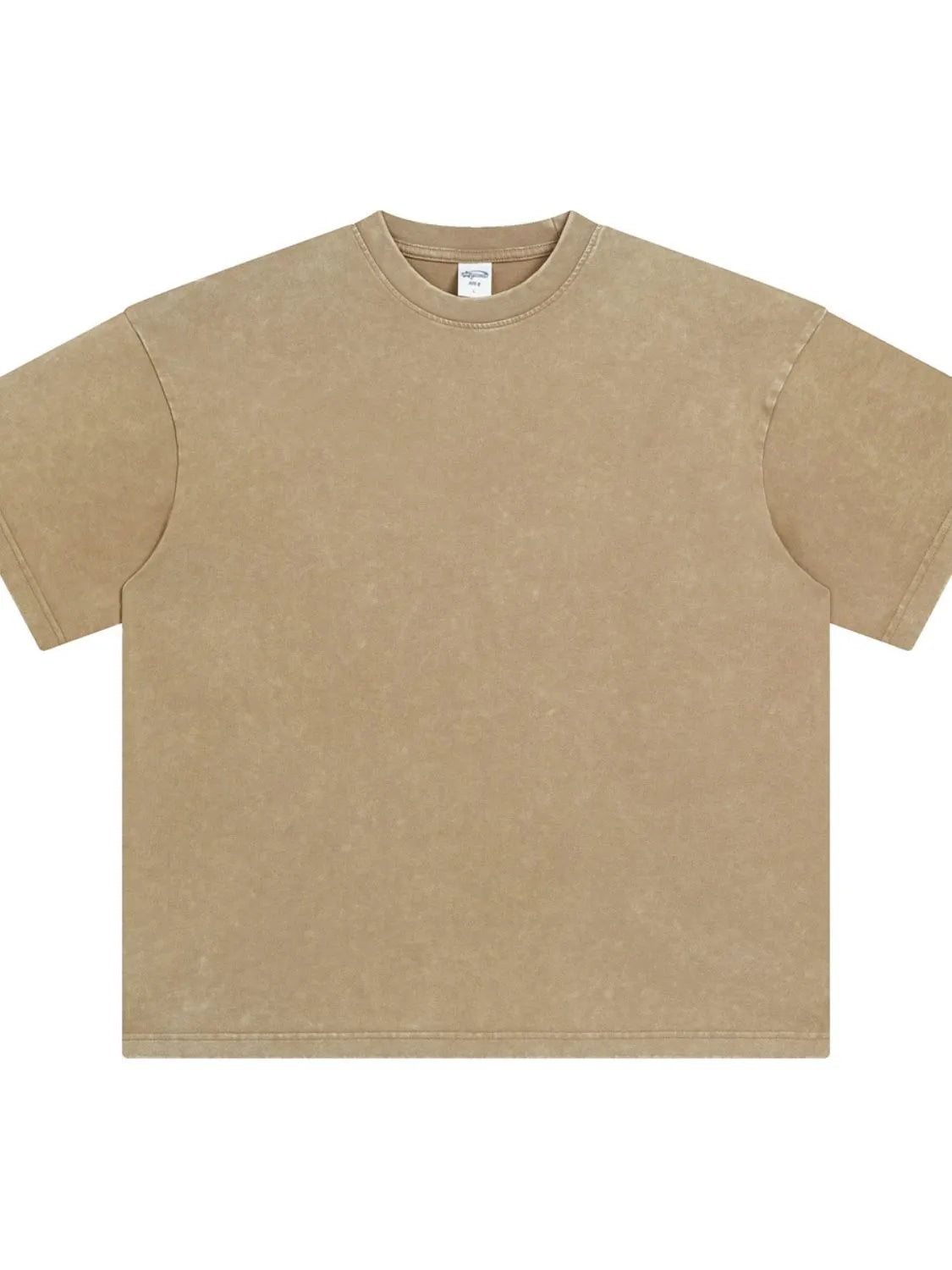 Men's Round Neck Half Sleeve T-Shirt Khaki