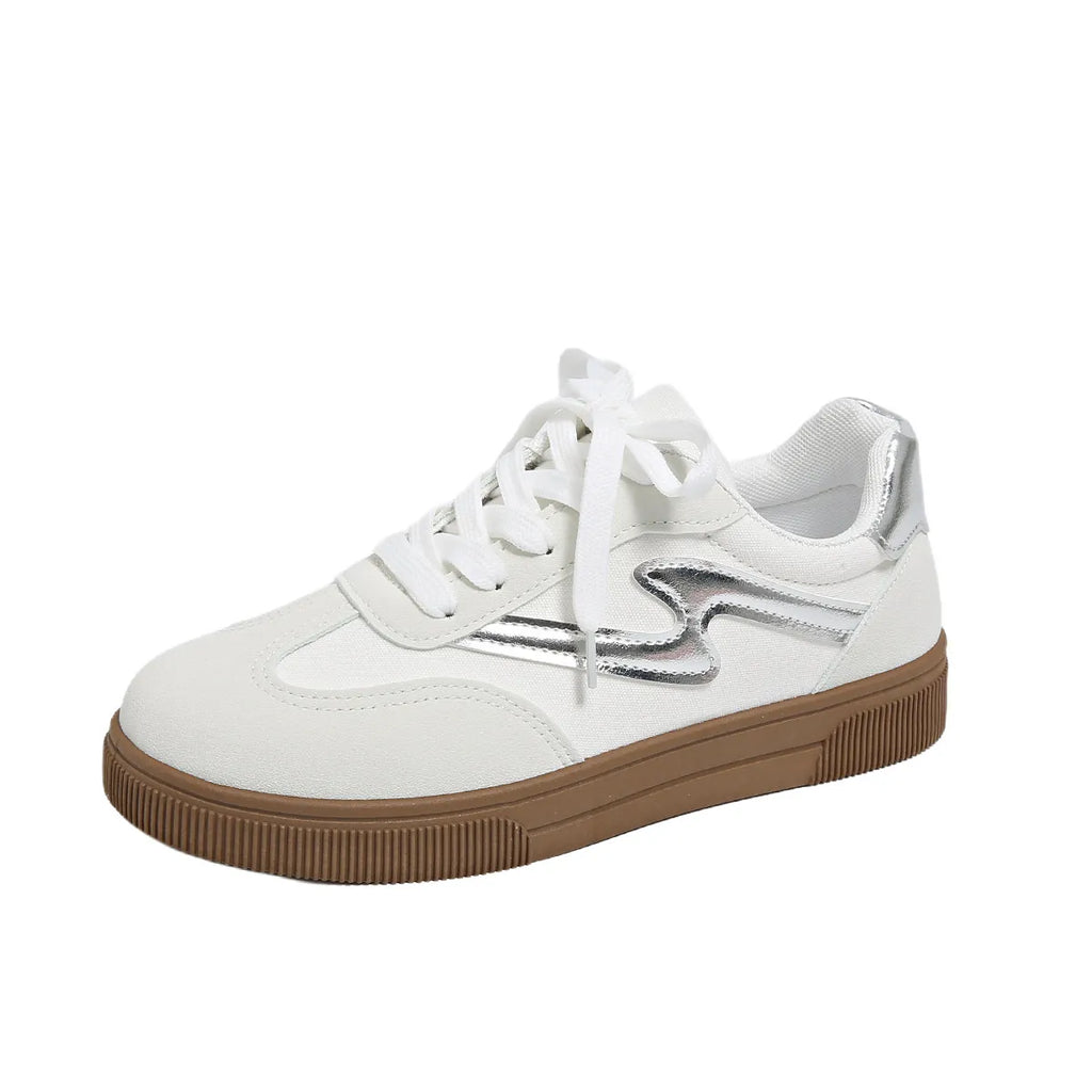 women's lace up platform sneakers - additional image