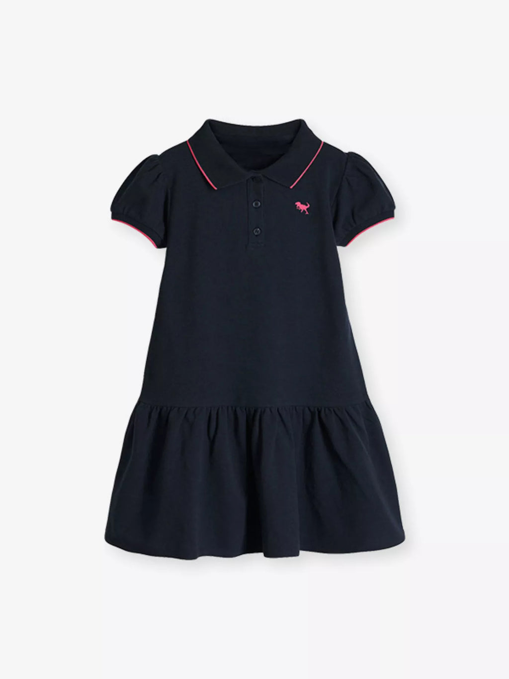 women's children's short sleeve polo dress - second view