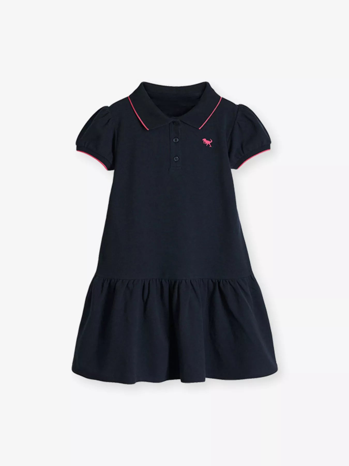 women's children's short sleeve polo dress - second view