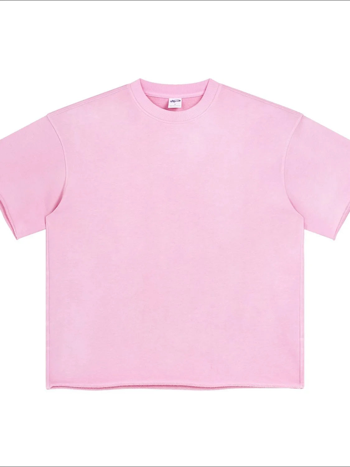 Men's Round Neck Half Sleeve T-Shirt Blush Pink