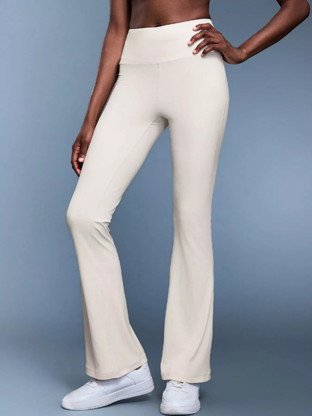 women's high-waisted flare active pants - additional image