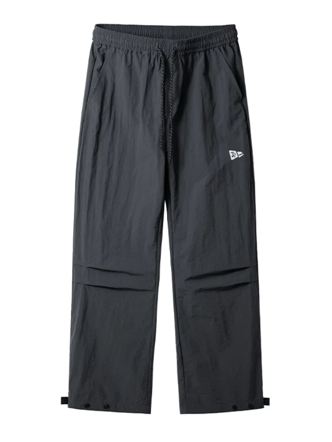 Men's Plus Size Drawstring Pants with Pockets Dark Gray