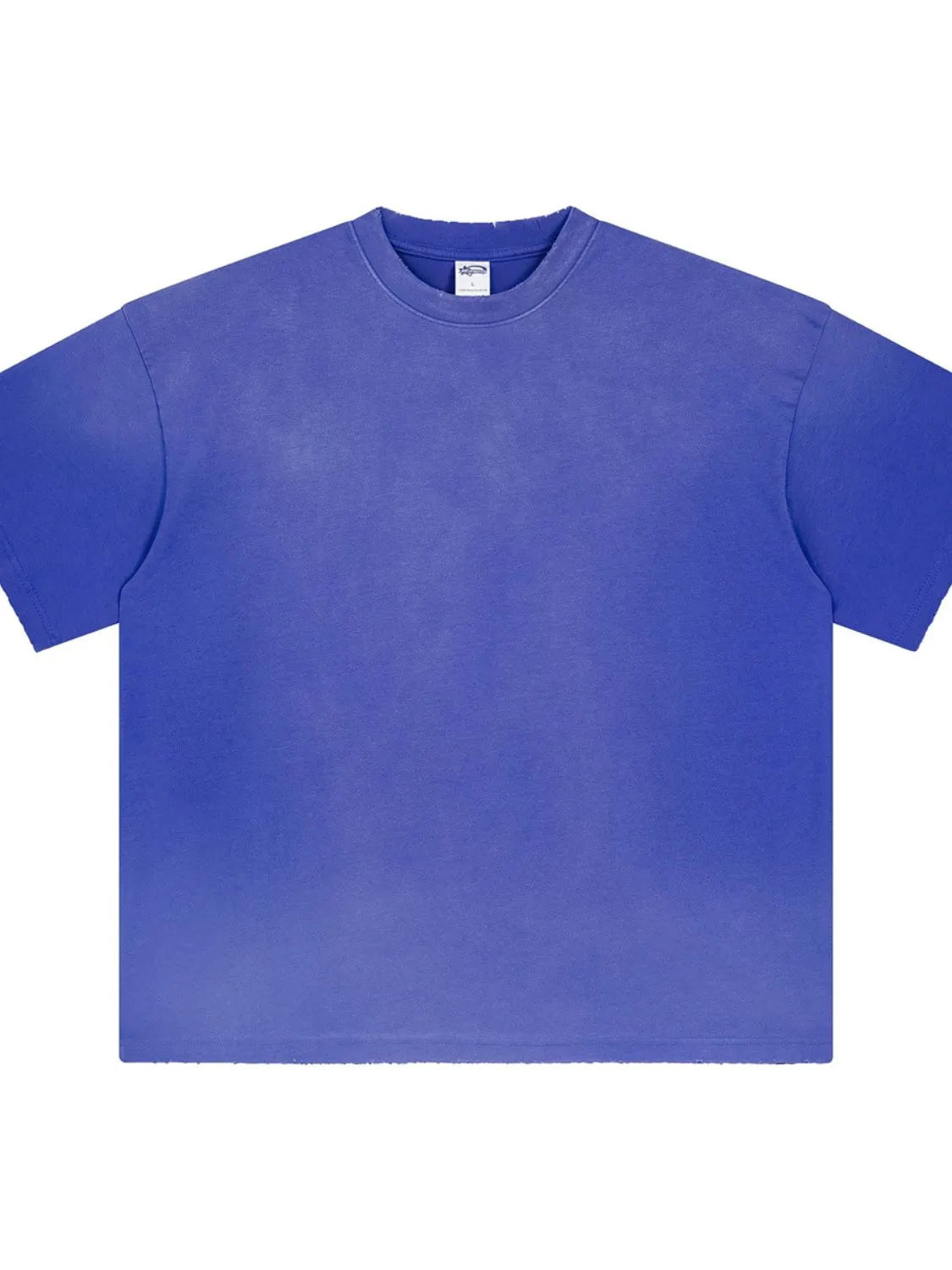 Men's Round Neck Half Sleeve T-Shirt Light Indigo