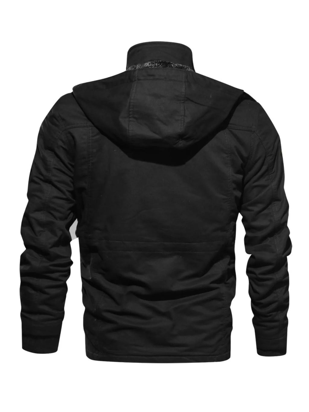 men's men's plus size zip up warm winter coat - product detail