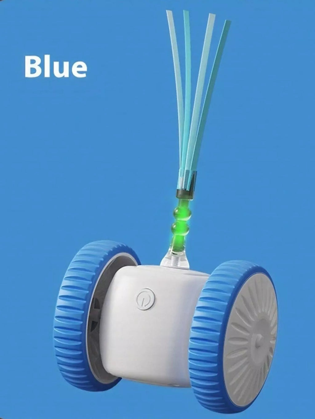 interactive self-rotating feather pet chase toy - styling option