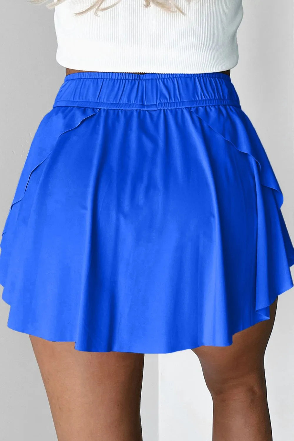 women's drawstring active skorts - additional image