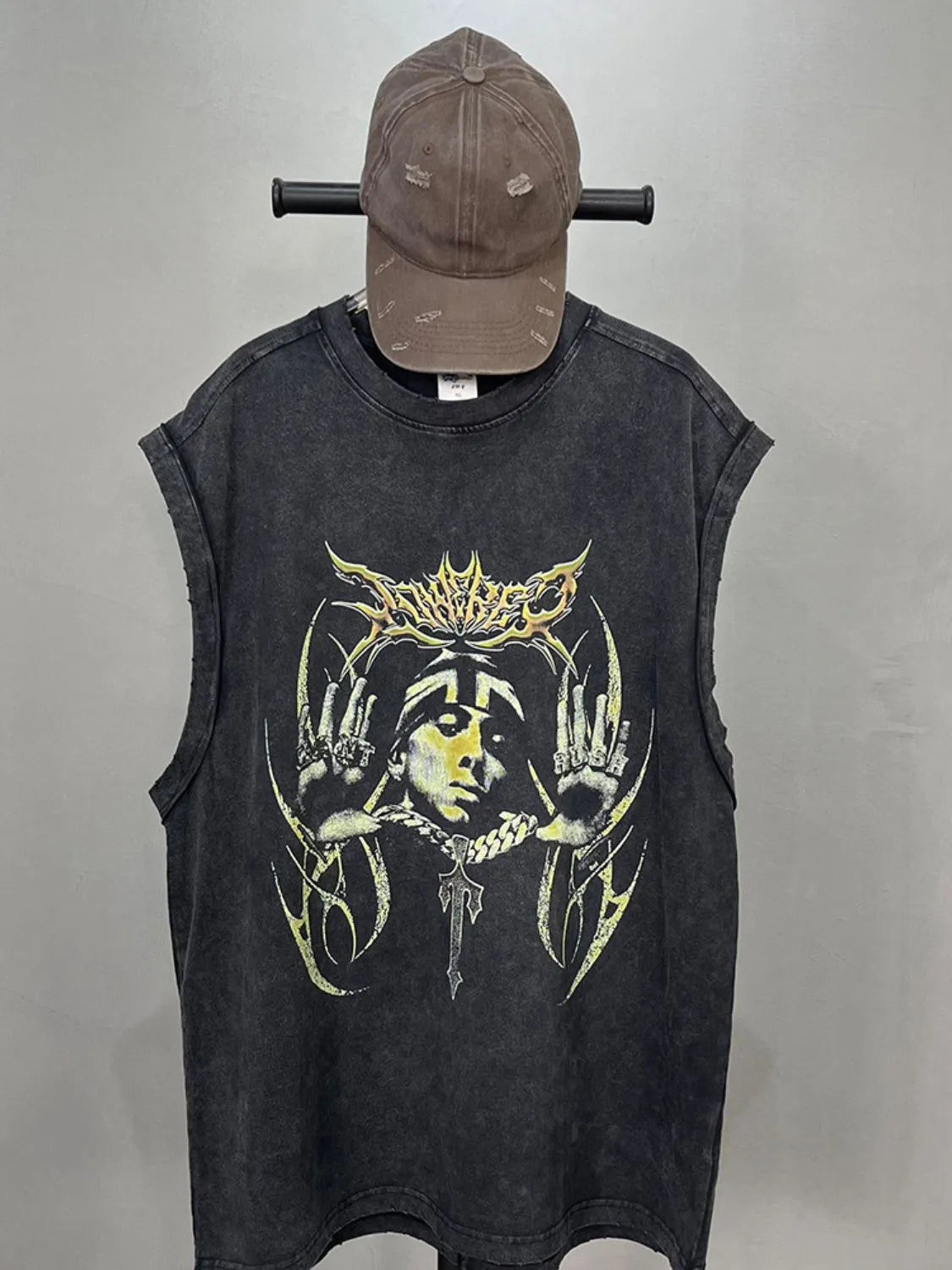 Men's Graphic Round Neck Tank