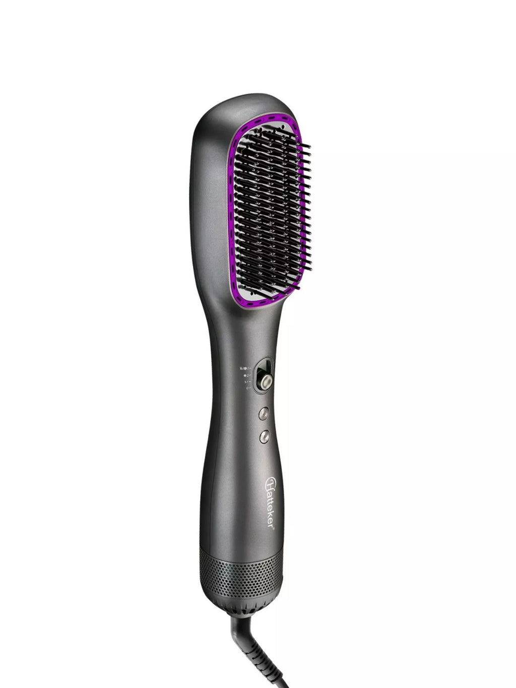 heated hair straightening comb - front view