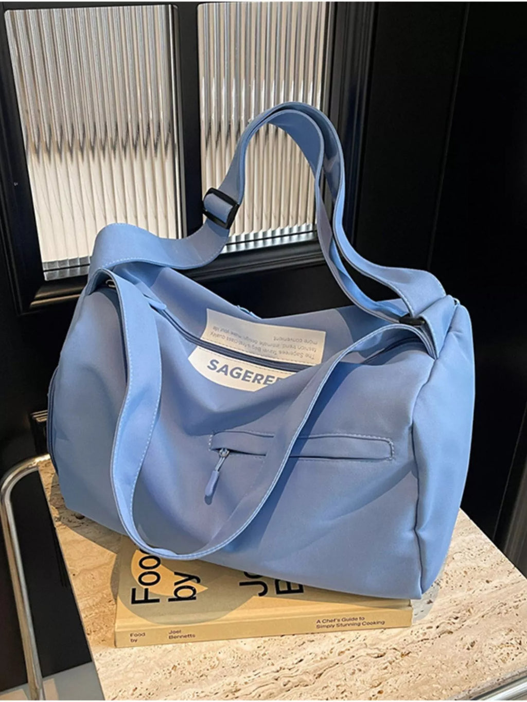 women's lightweight duffel travel bag with adjustable strap - styling option