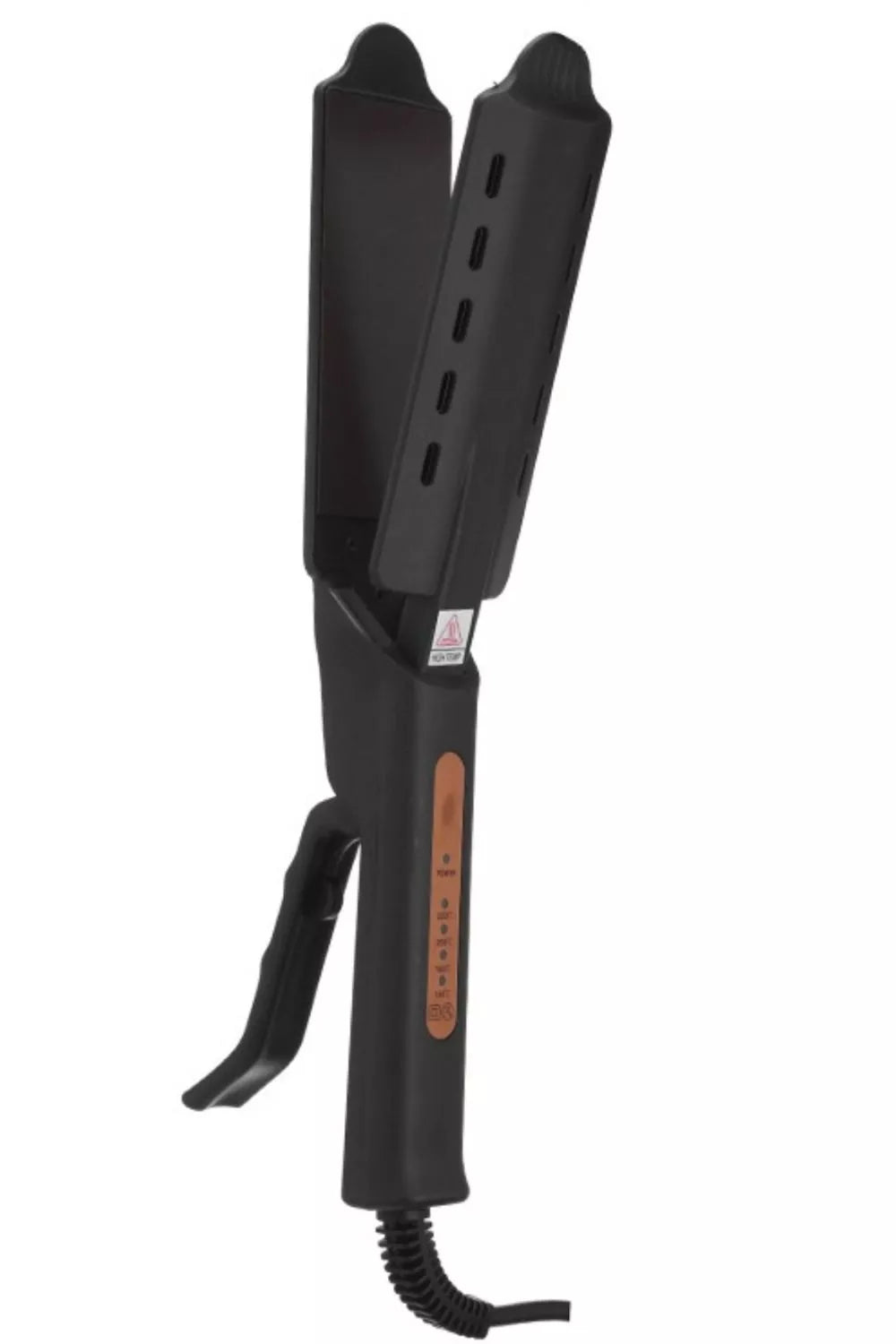 multi-speed heating hair straightener - side view