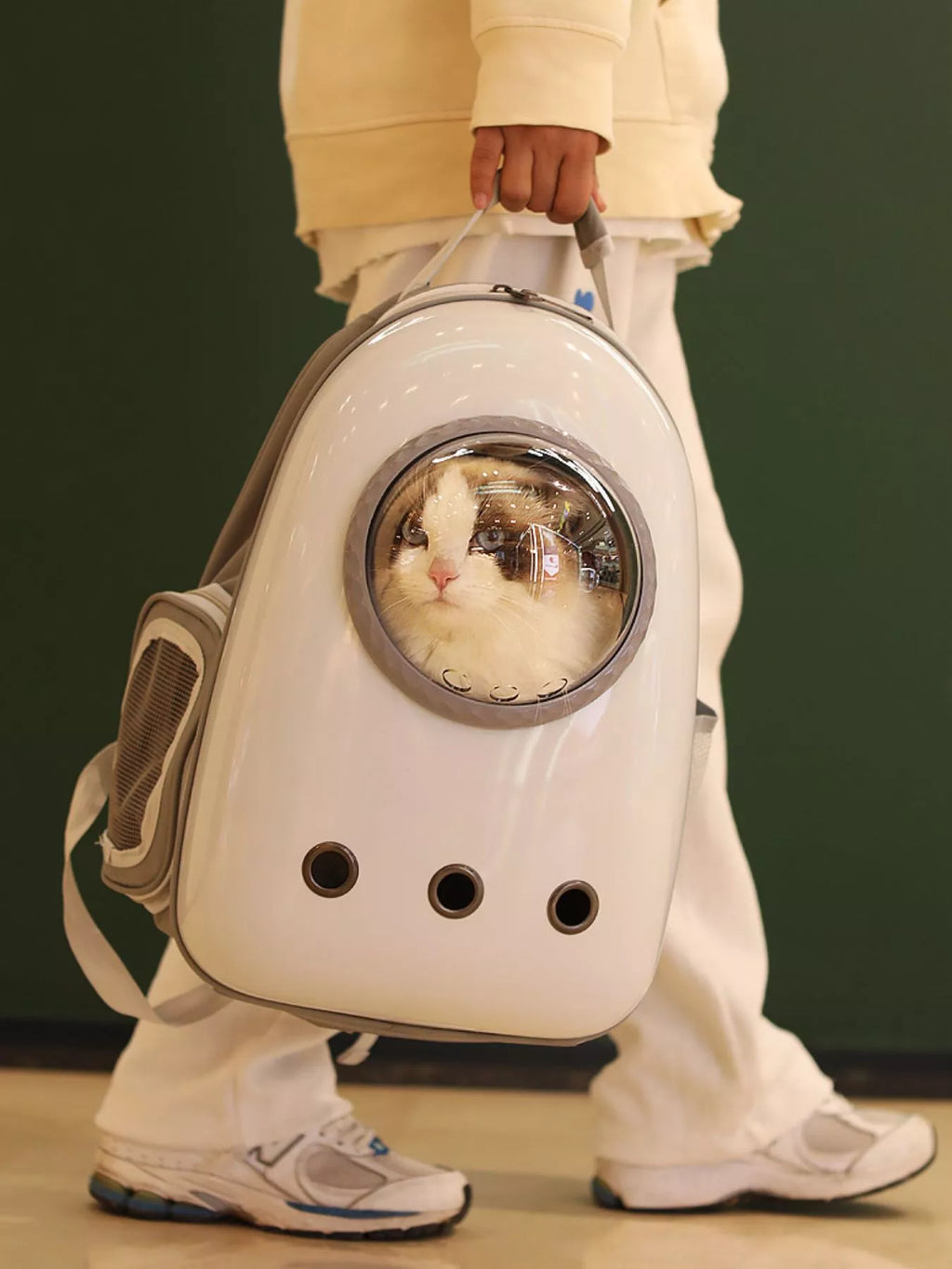 women's space capsule transparent pet carrier backpack - additional image