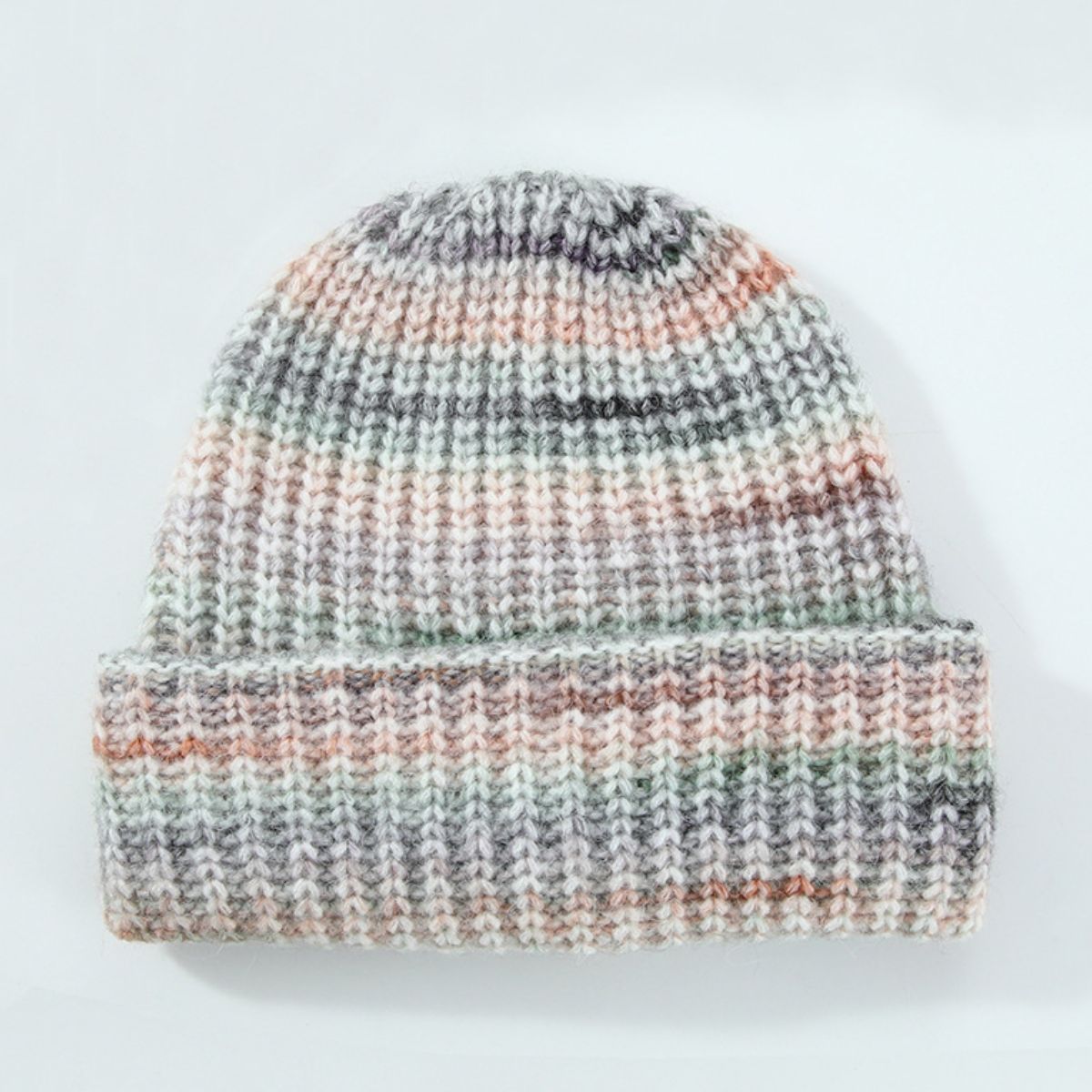 Thermal Contrast Knit Hat Gum Leaf One Size