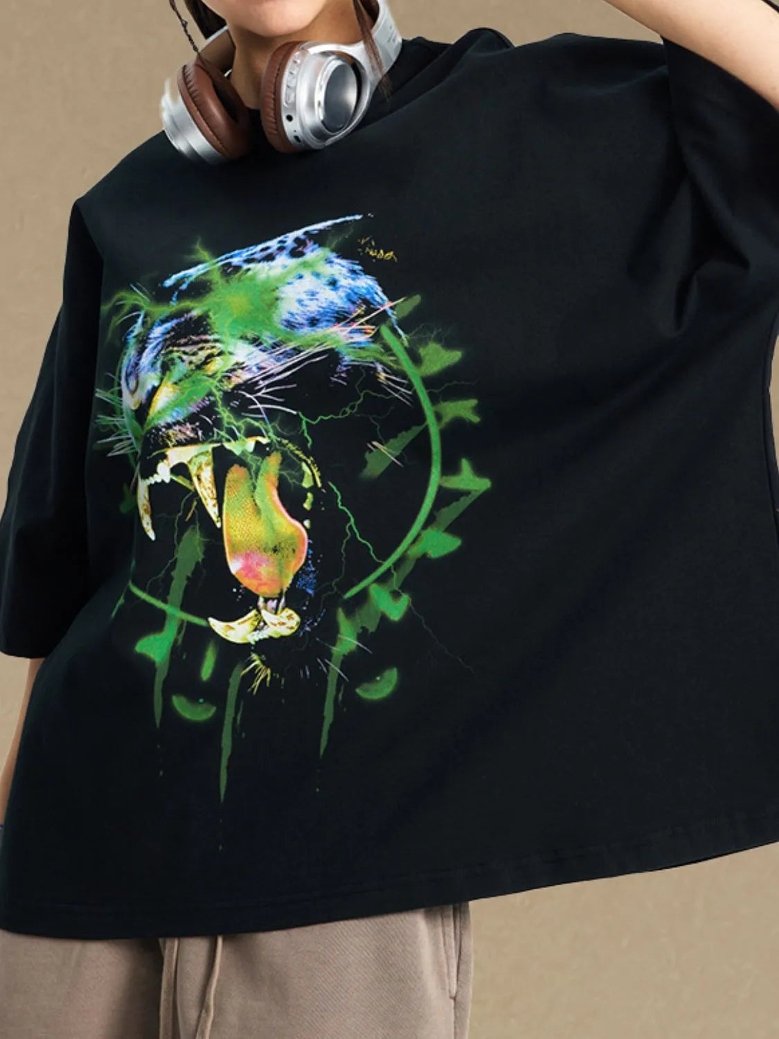 Men's Graphic Round Neck Half Sleeve T-Shirt