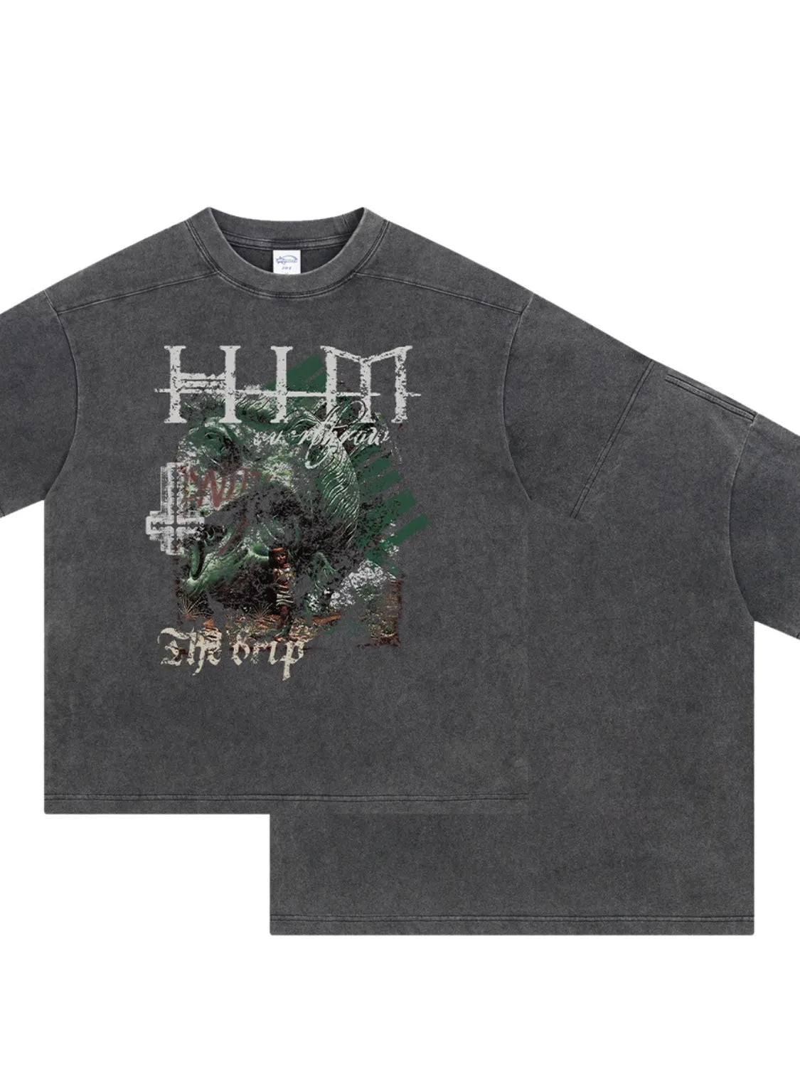 Men's Graphic Round Neck Half Sleeve T-Shirt