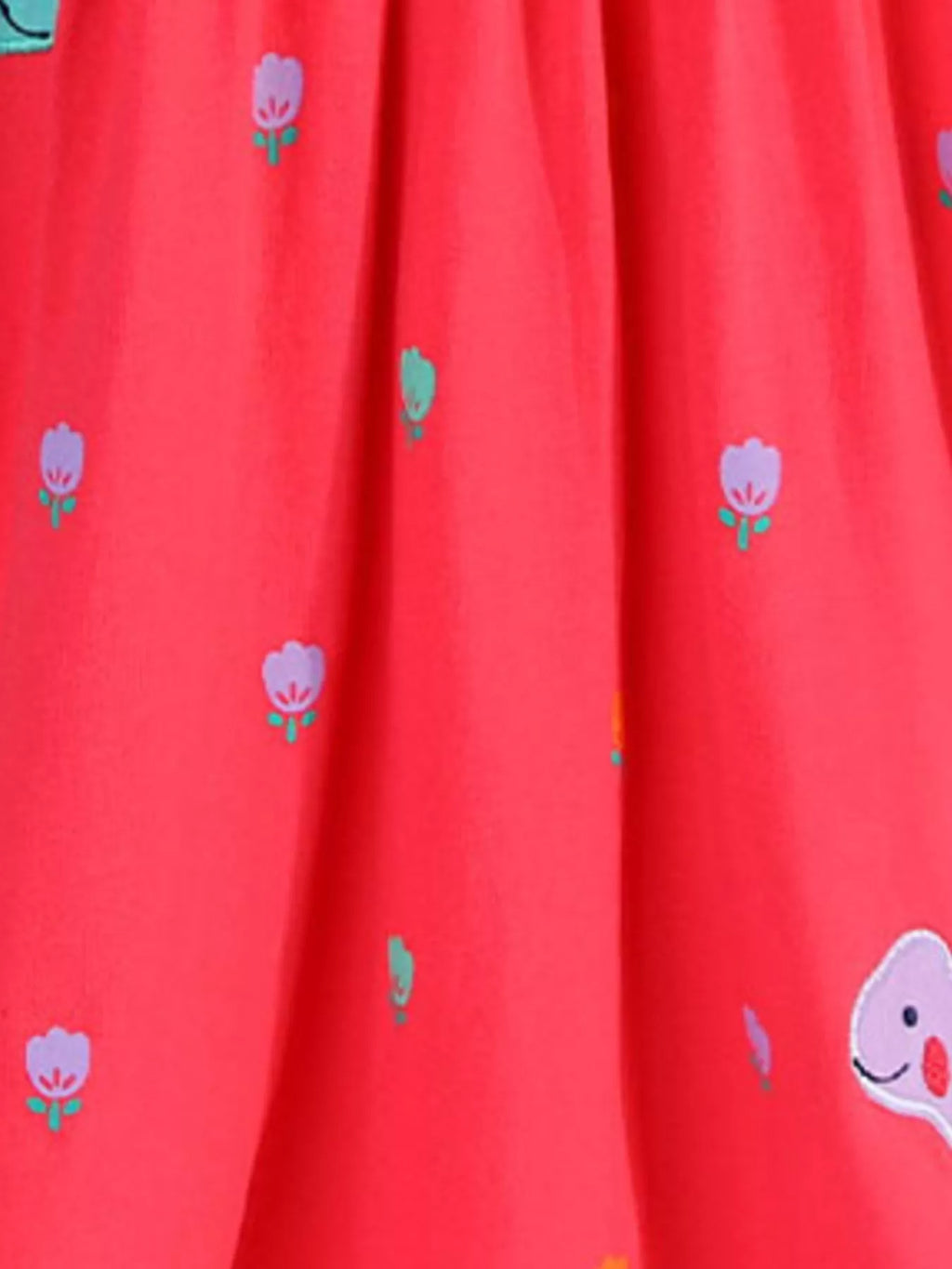 women's children's dinosaur button-front dress - extra view