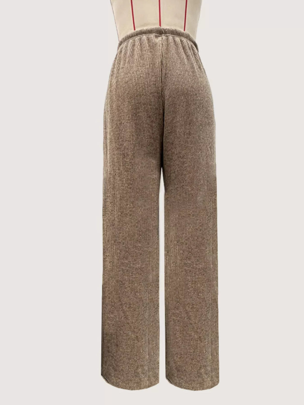 women's drawstring wide leg pants - additional image