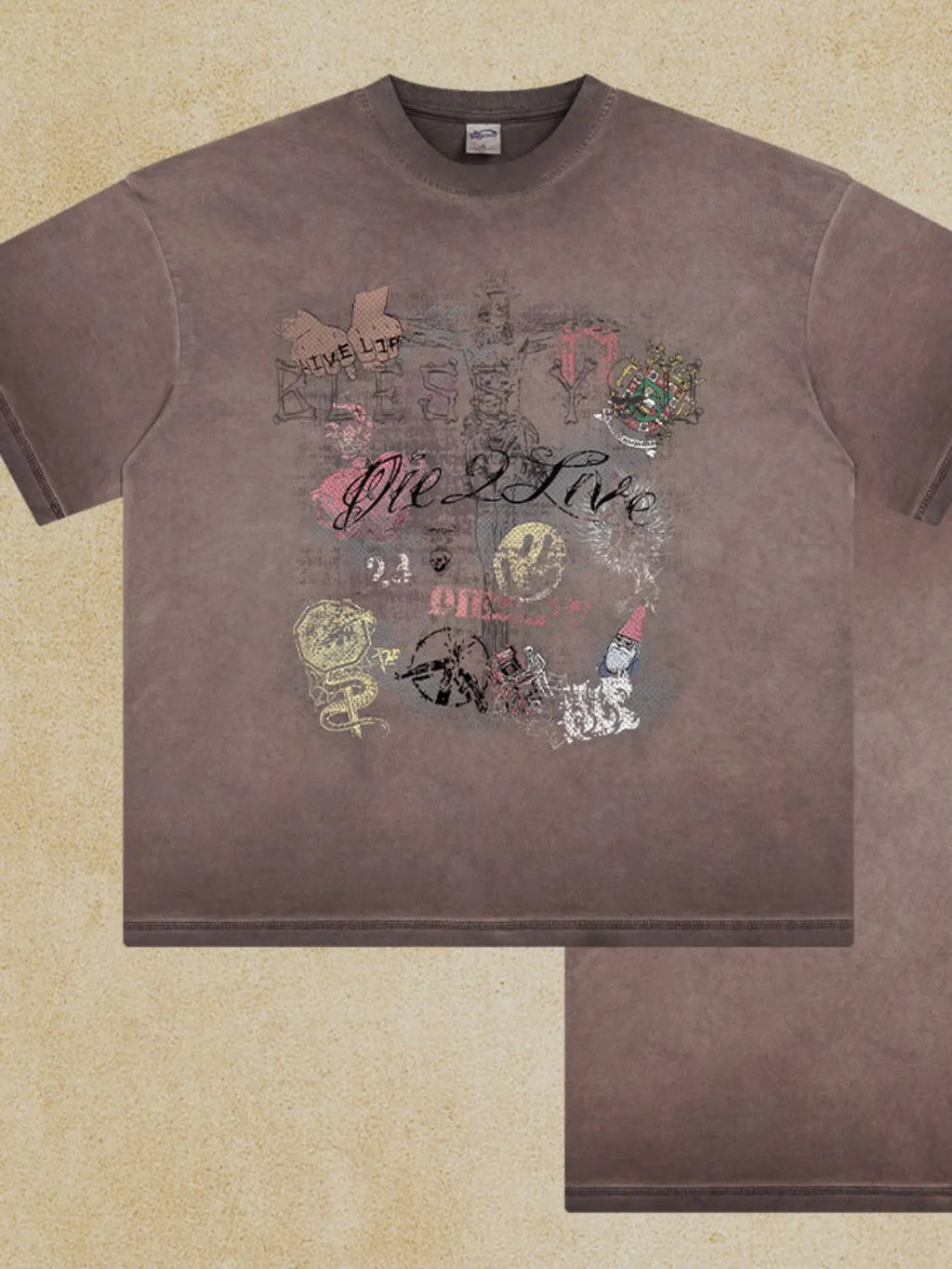 Men's Graphic Round Neck Half Sleeve T-Shirt