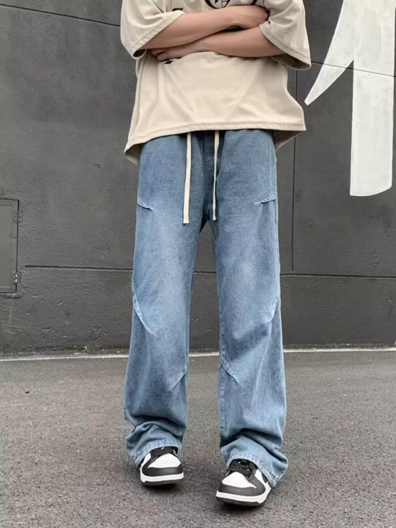 men's men's full size loose fit jeans plus size - product showcase