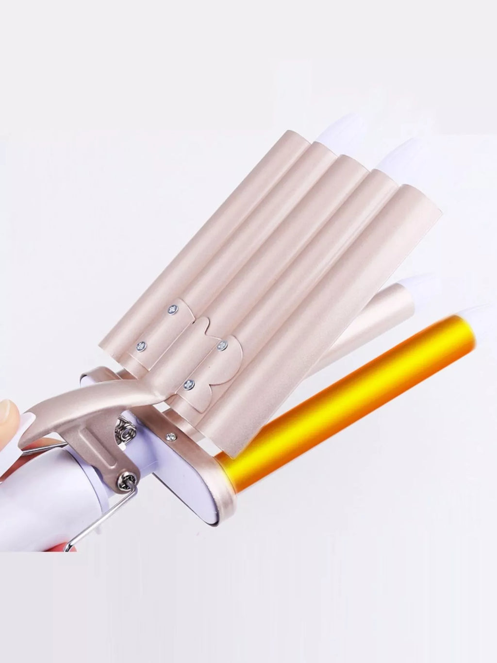 5-barrel hair waver curling iron - back view